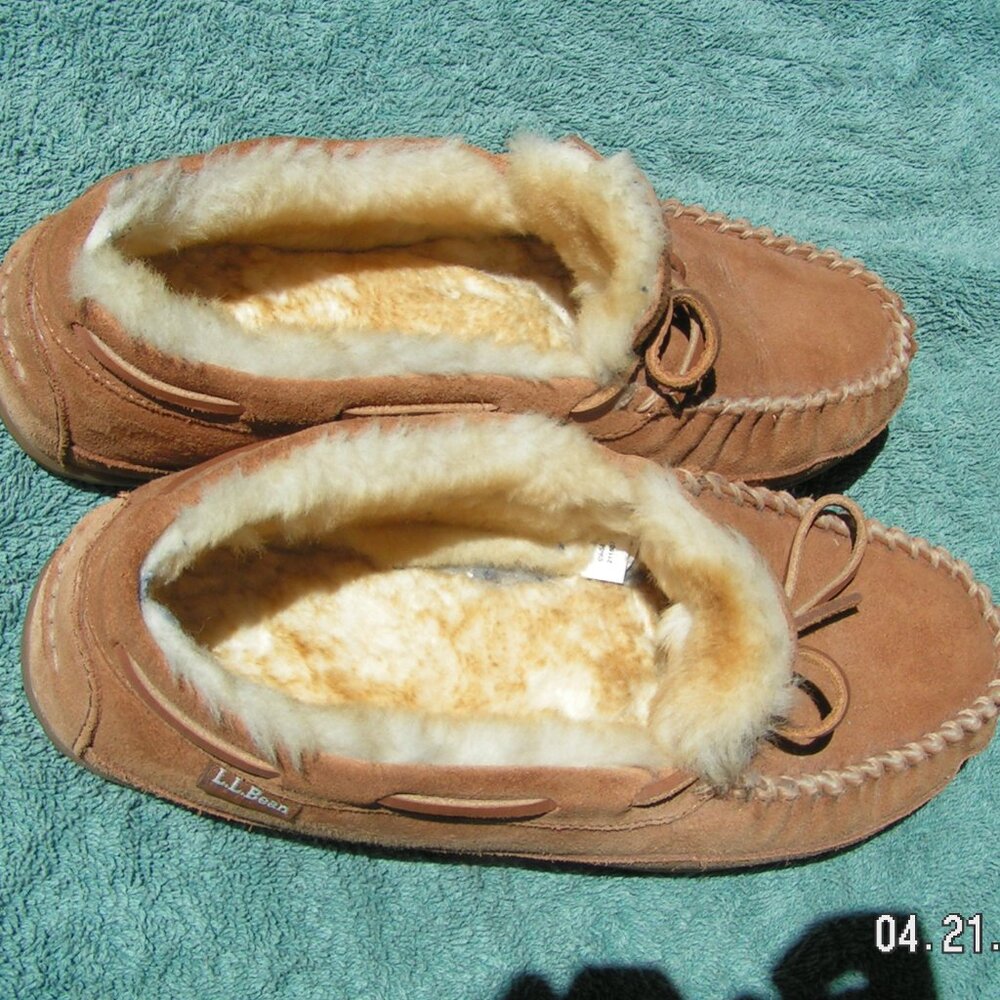 Mens L.L. Bean Wicked Good Moccasins Size 11